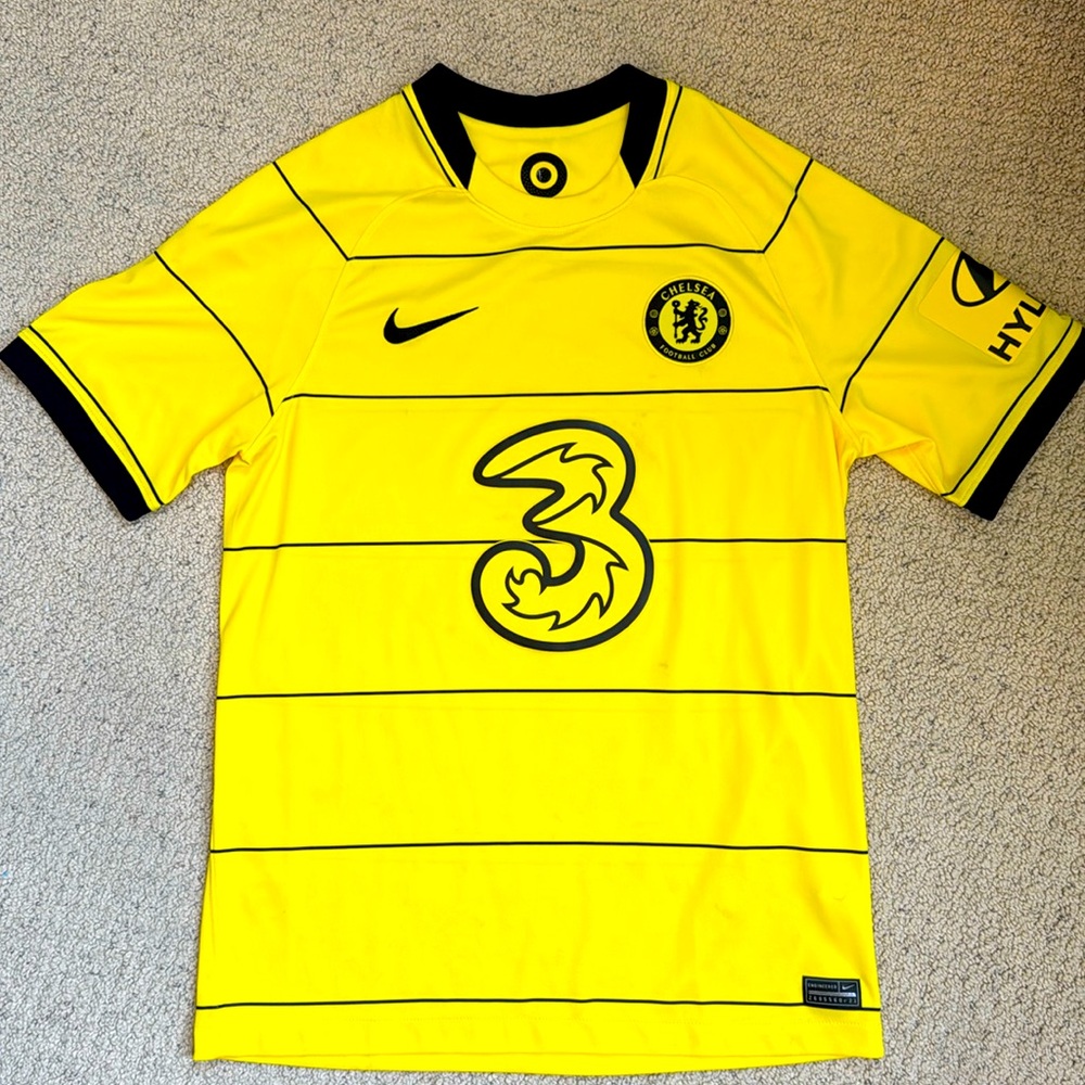 Nike Yellow Chelsea Away Jersey